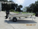 1987 Boston Whaler 15' with Mercury 75 HP and trailer